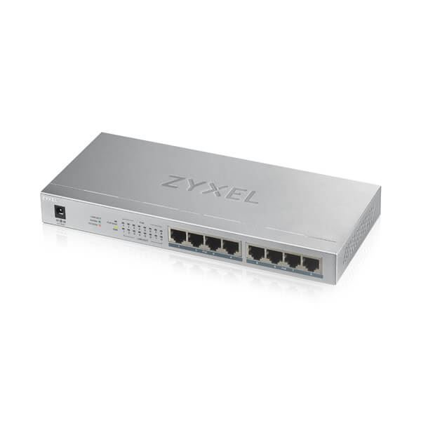 SWITCH 8-PORTE POE GIGABIT Metallo - POE